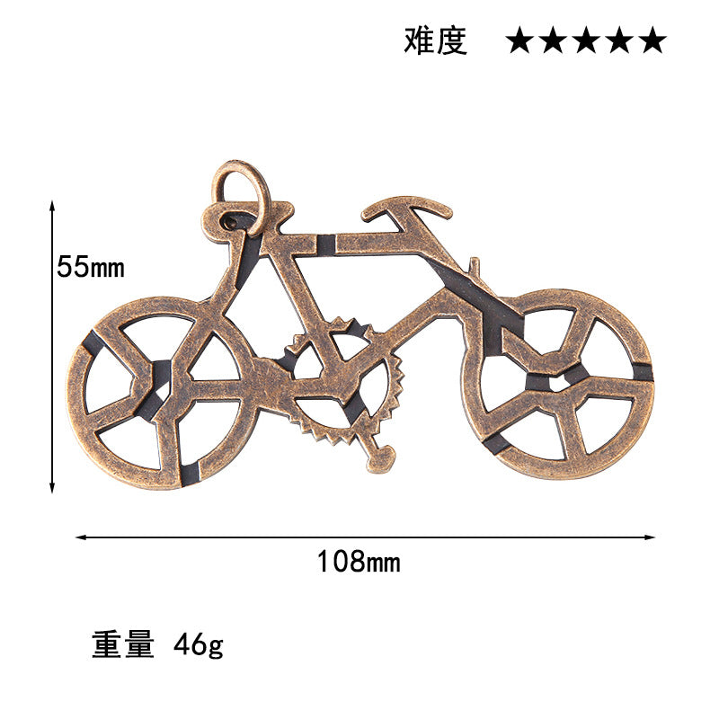 Luxury Puzzle Lock - Premium Zinc Alloy Intelligence Toy