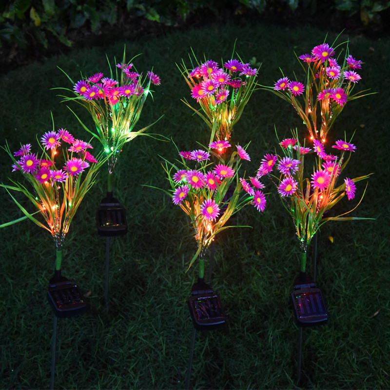 Solar Flower Stake Garden Lights