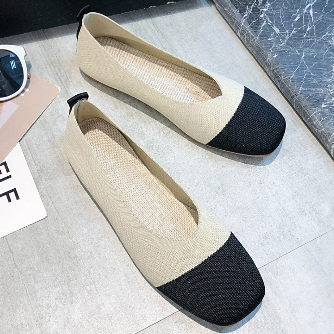 Collie Knitted Ballet Flats