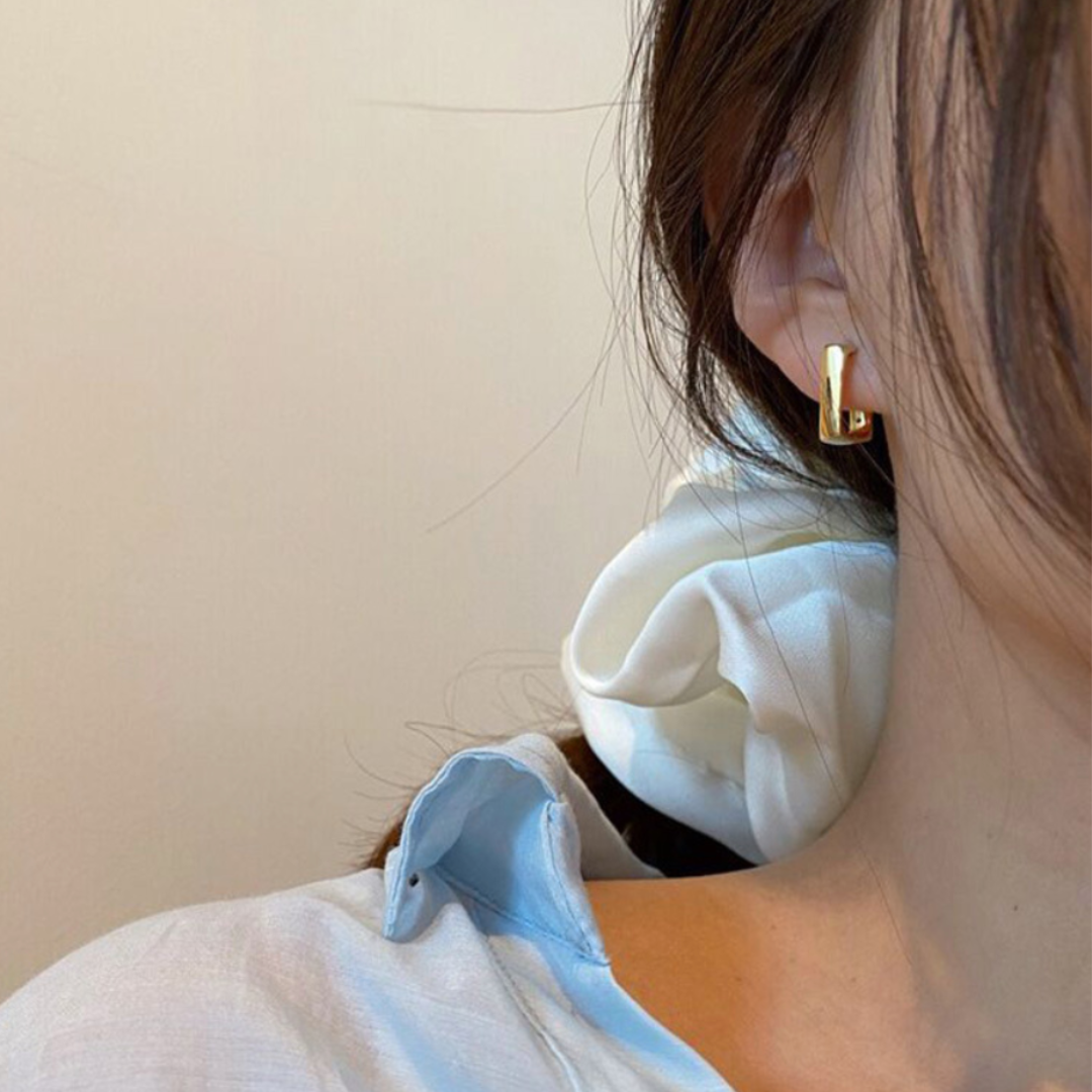 Stanley Gold-Plated Earrings
