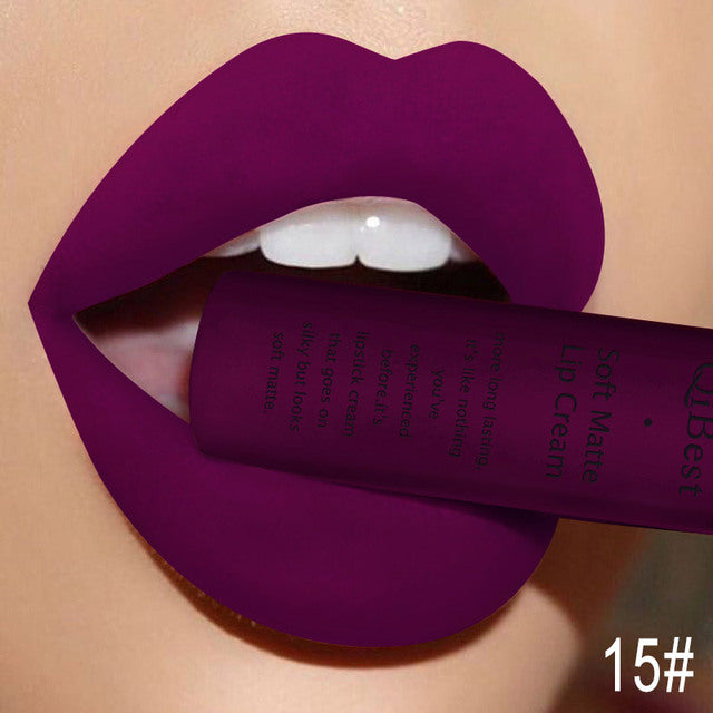 Matte Liquid Lip Gloss - Long-Lasting Non-Fading Finish