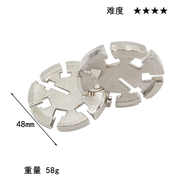 Luxury Puzzle Lock - Premium Zinc Alloy Intelligence Toy