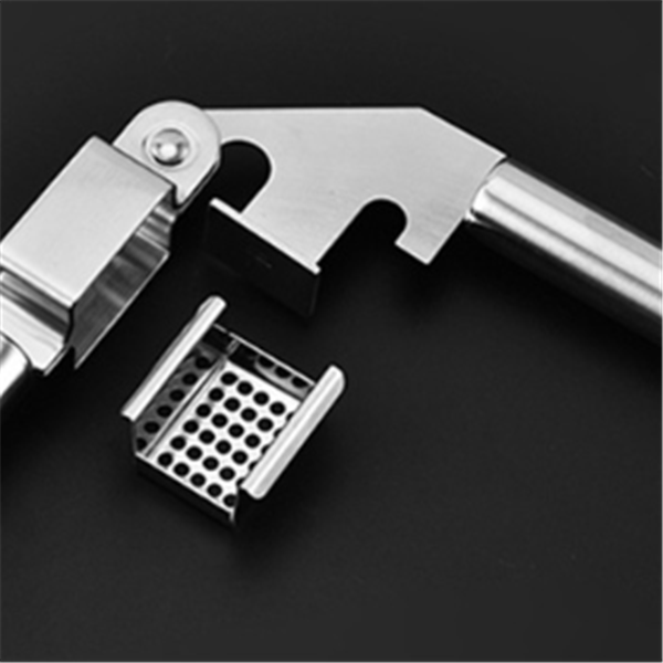 Stainless Steel Garlic Press — view 3
