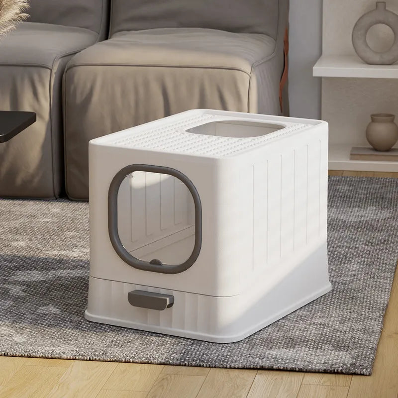 Luxury Enclosed Cat Litter Box