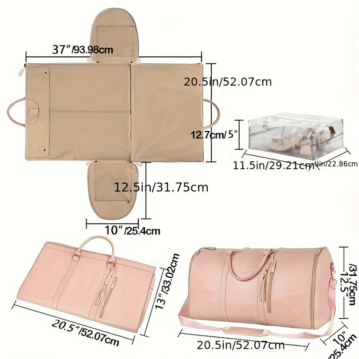 Luxury Portable Garment Travel Bag