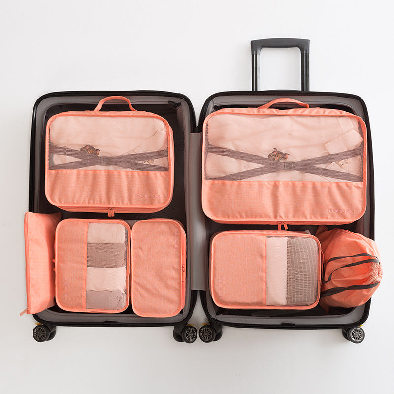Premium Travel Organizer Bag Set - 7 Pieces
