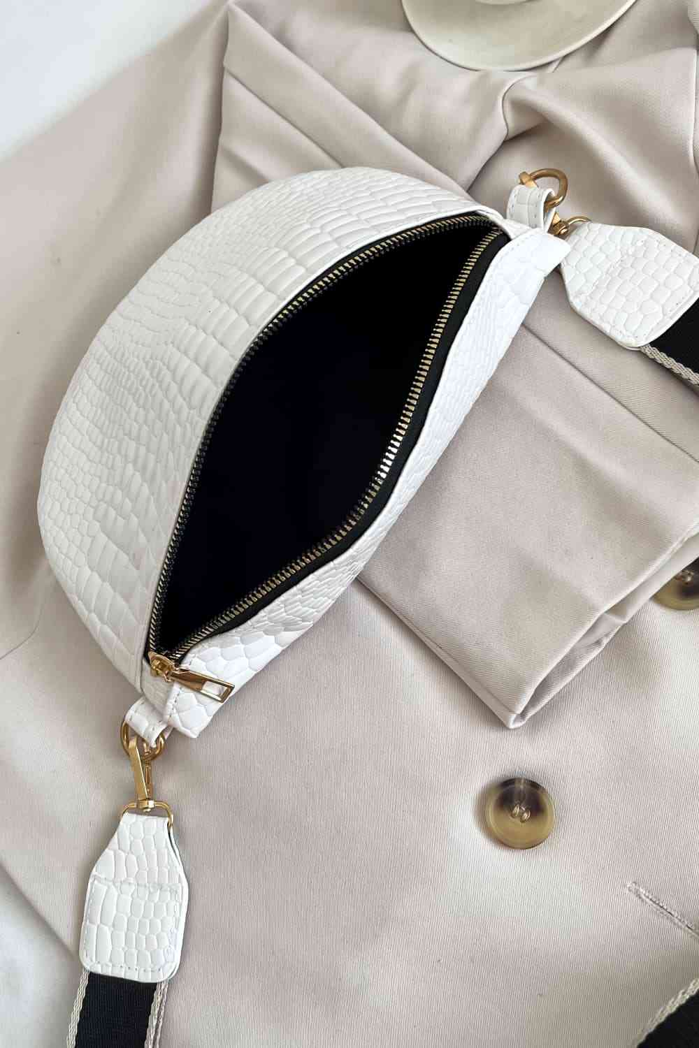 Ella Crocodile Sling Bag with Coin Purse