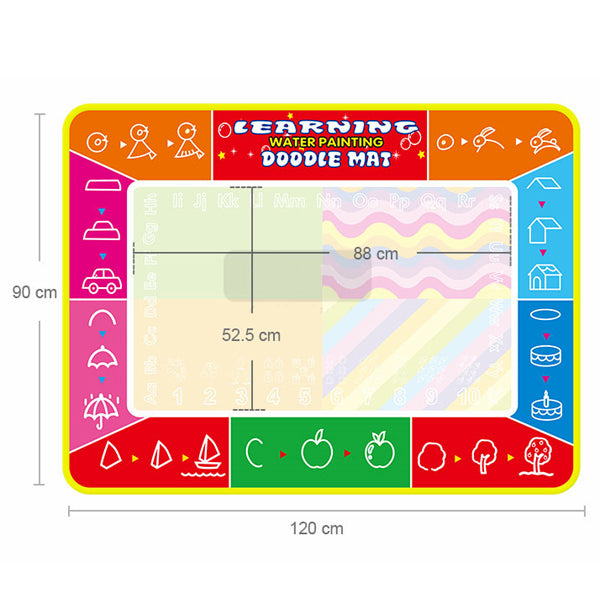 Interactive Erasable Water Color Learning Mat