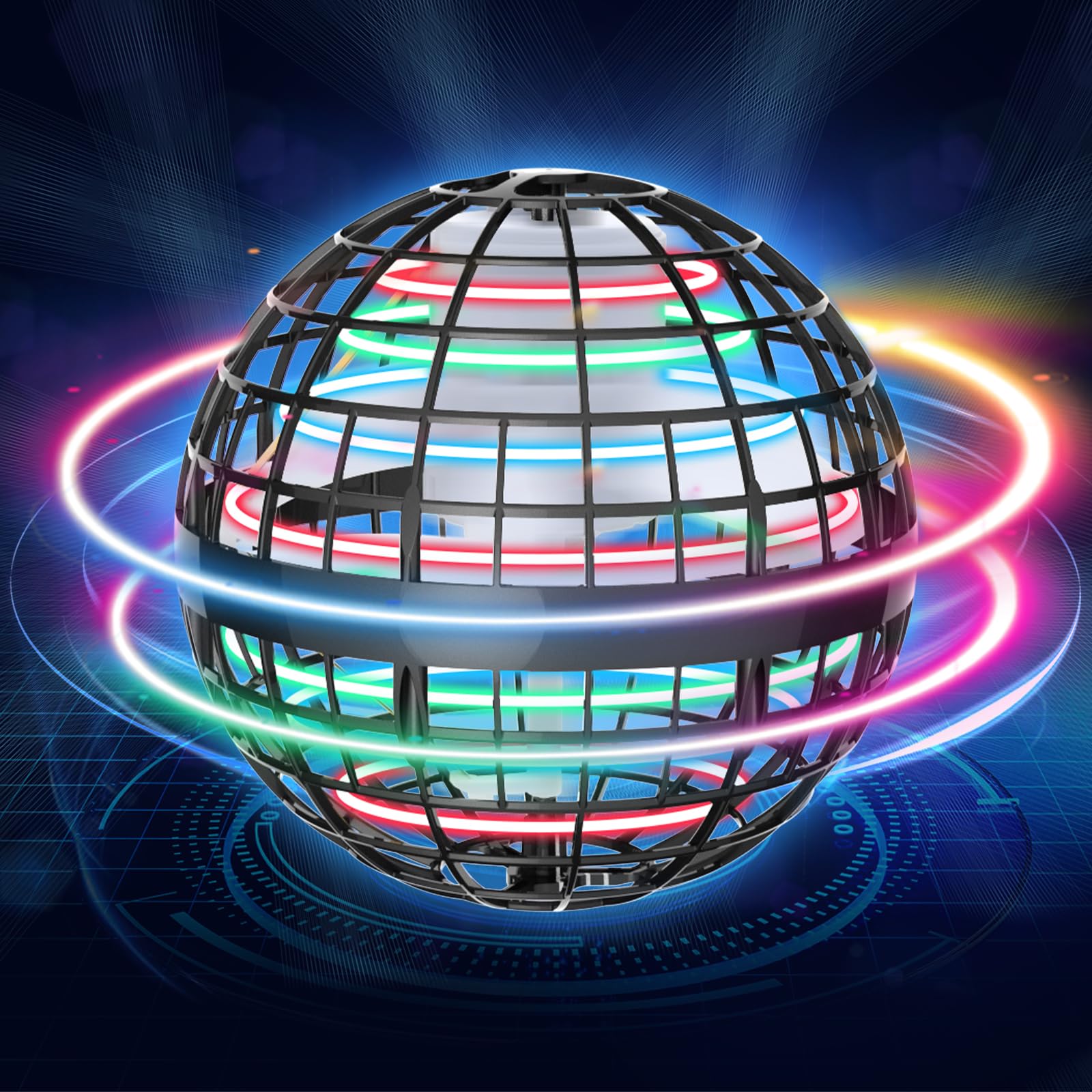 Cosmic Light-Up Flying Orb Spinner