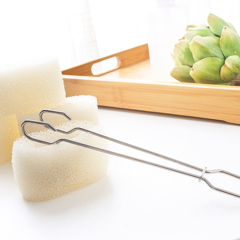 Rotary Bottle Cleaning Brush with Magic Sponge