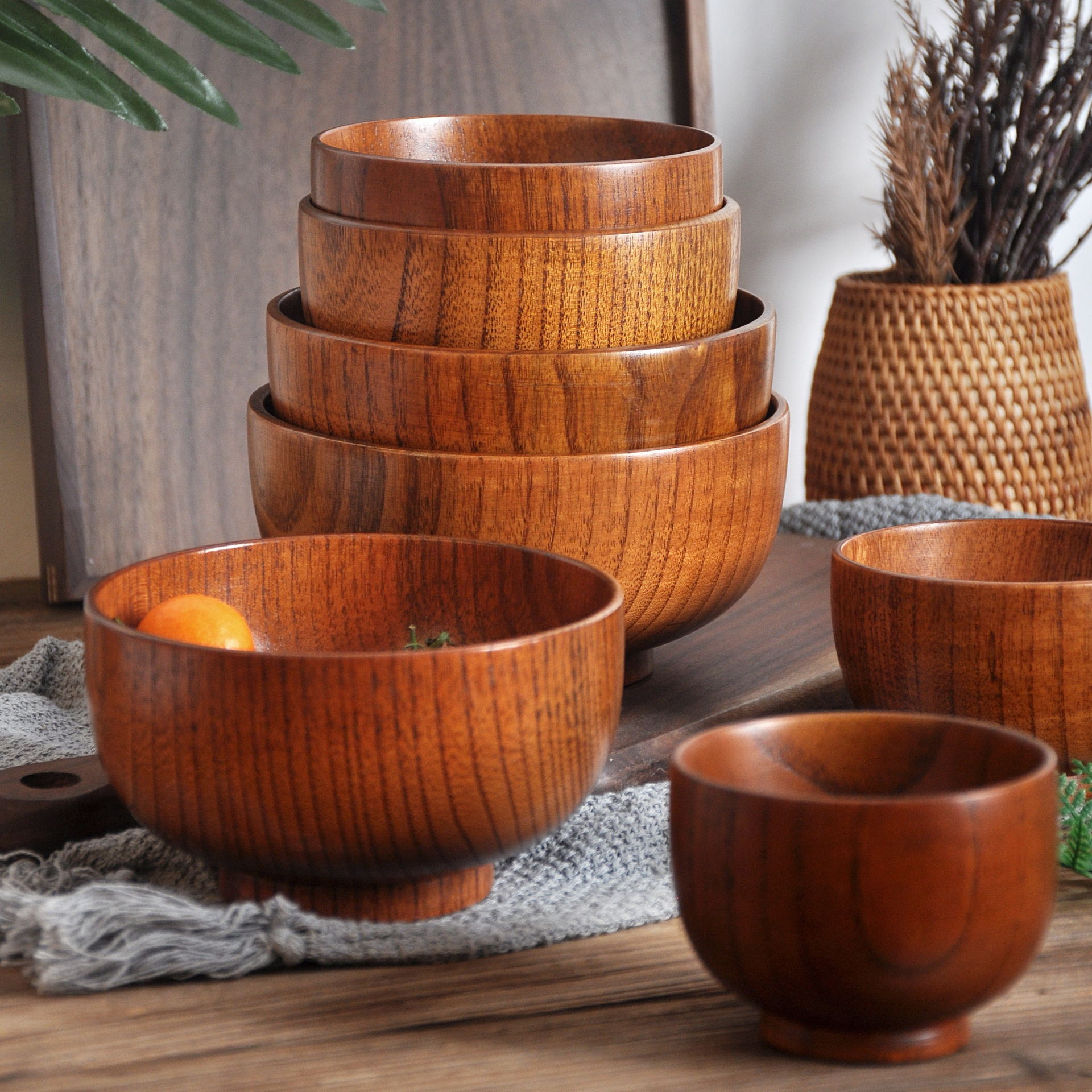 Artisan Japanese Jujube Wood Bowl