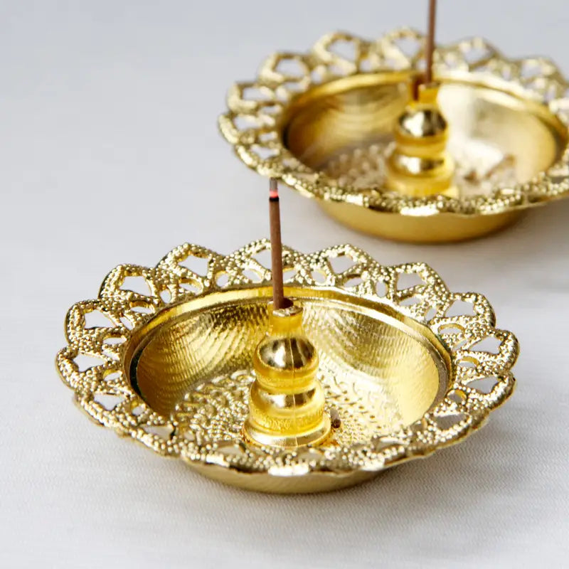 Floral Incense Burner Tray