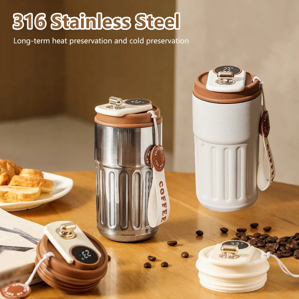 Smart Thermal Bottle with Digital Temperature Display