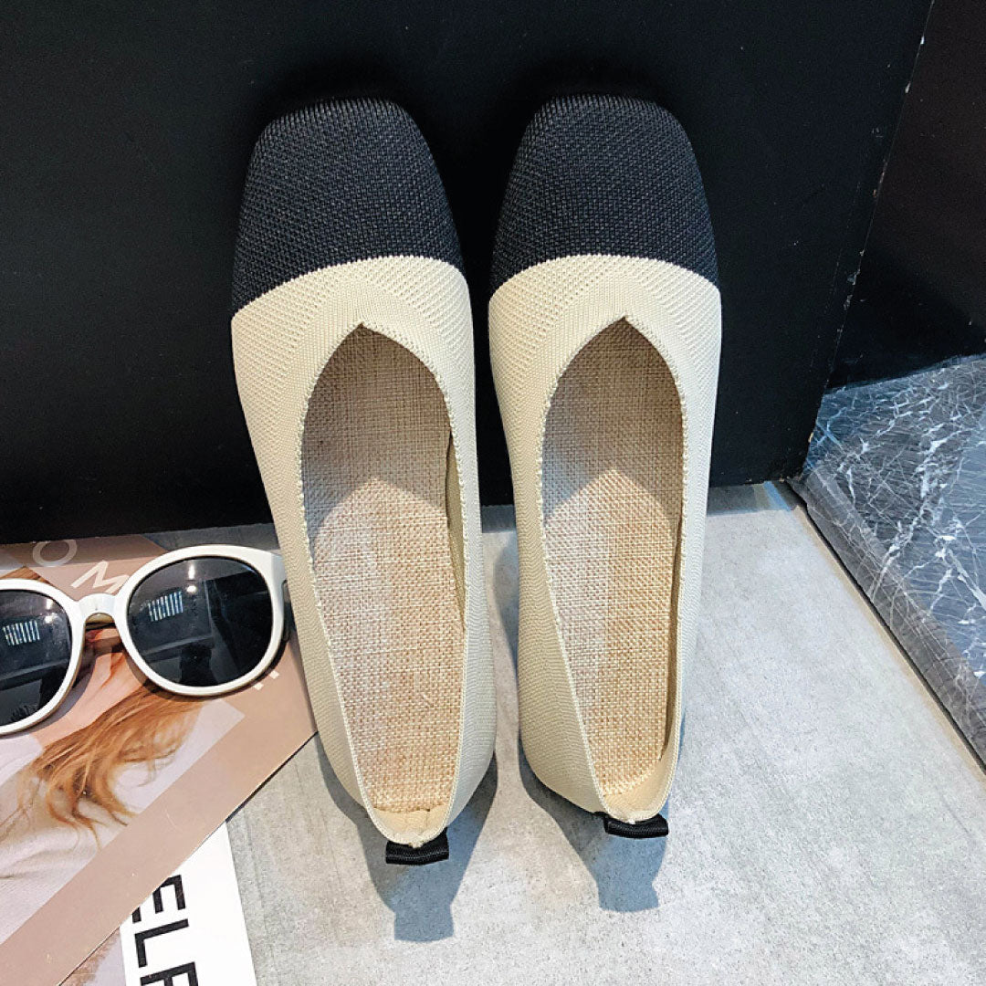 Collie Knitted Ballet Flats