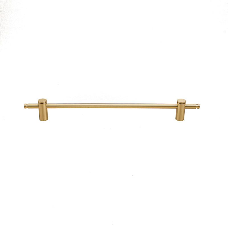 Slim Bar Cabinet Handle in Brushed Gold-Tone, 6 Lengths — view 6