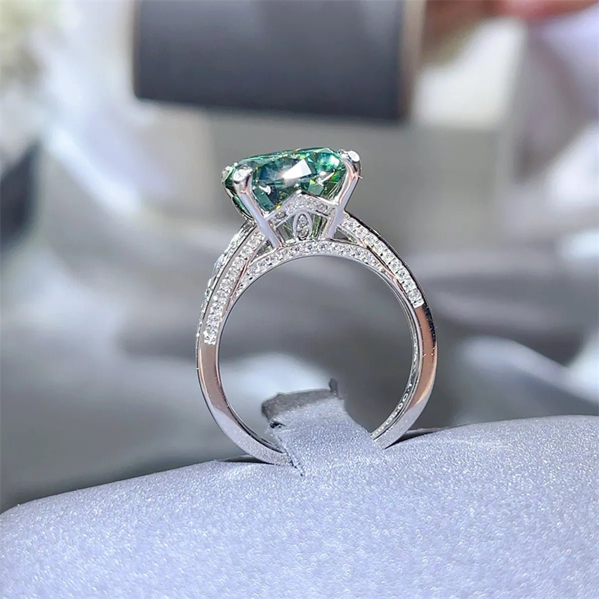 5 Carat Moissanite 925 Sterling Silver Ring - Wow Store