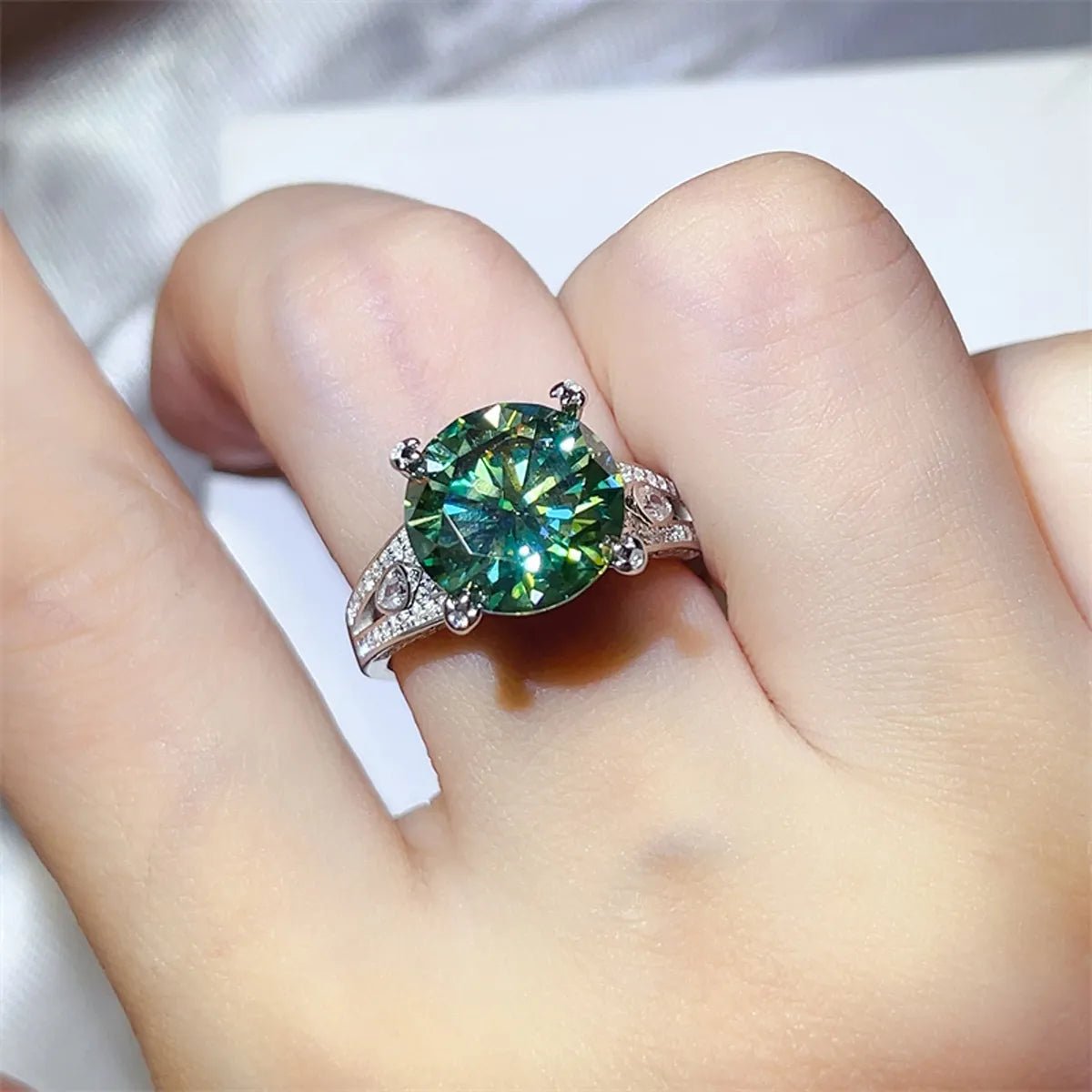 5 Carat Moissanite 925 Sterling Silver Ring - Wow Store