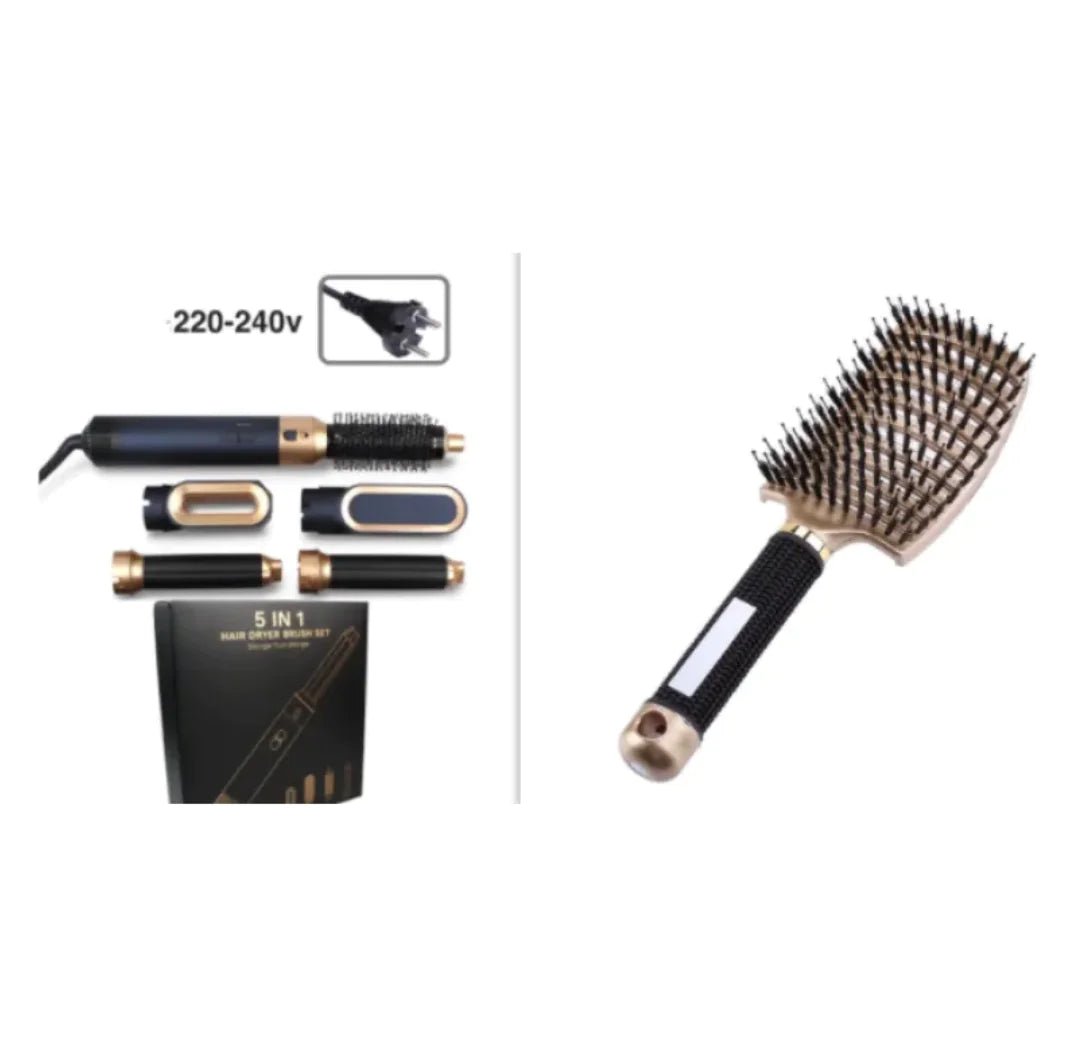 5 - in - 1 Multi - Hair Styler & Hot Air Blow Dry Brush - Wow Store