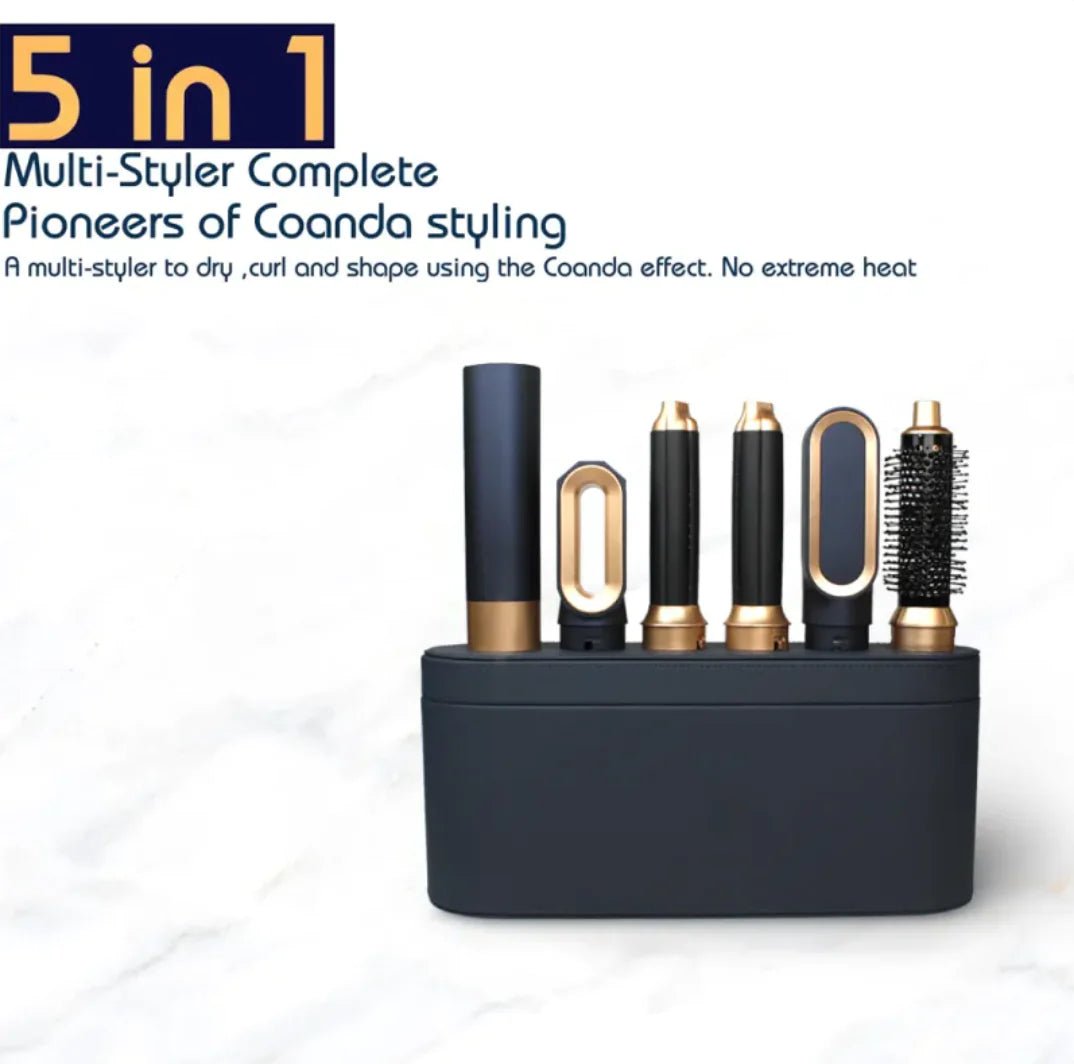 5 - in - 1 Multi - Hair Styler & Hot Air Blow Dry Brush - Wow Store