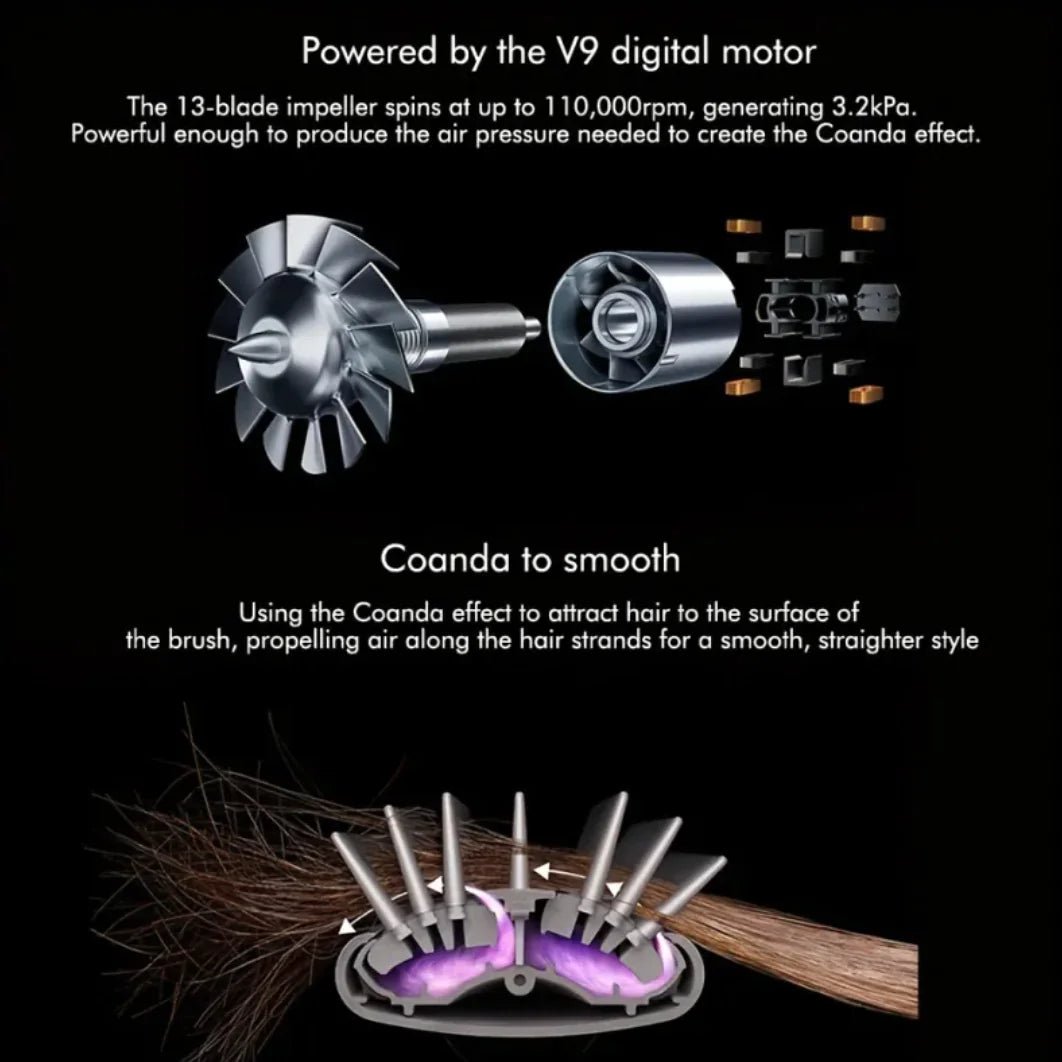 5 - in - 1 Multi - Hair Styler & Hot Air Blow Dry Brush - Wow Store