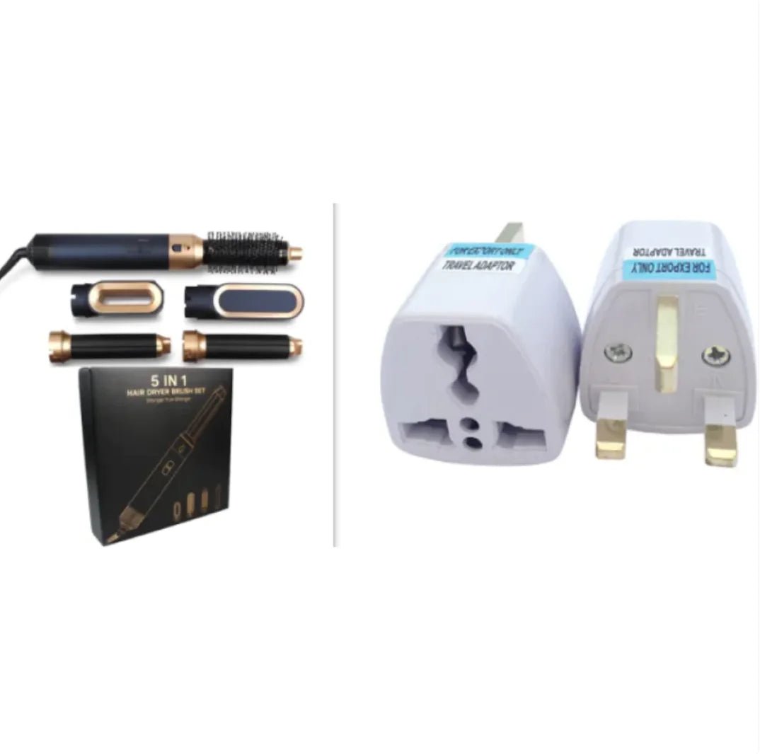 5 - in - 1 Multi - Hair Styler & Hot Air Blow Dry Brush - Wow Store