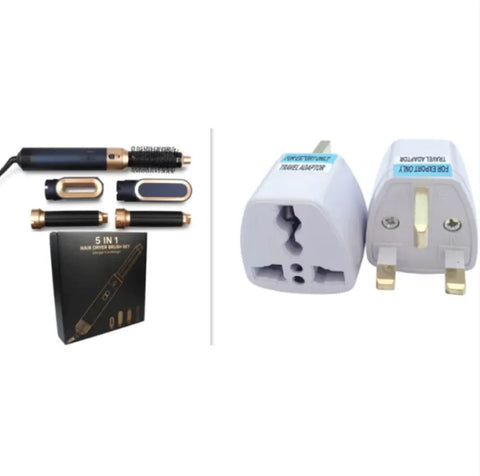 5 - in - 1 Multi - Hair Styler & Hot Air Blow Dry Brush - Wow Store