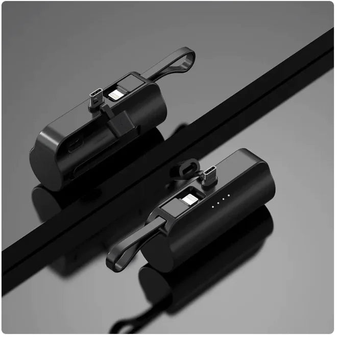 5000mAh Portable Charger with Built - In Cable - Wow Store