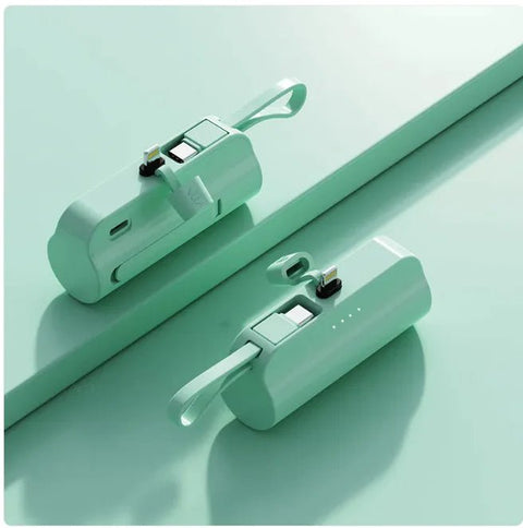 5000mAh Portable Charger with Built - In Cable - Wow Store