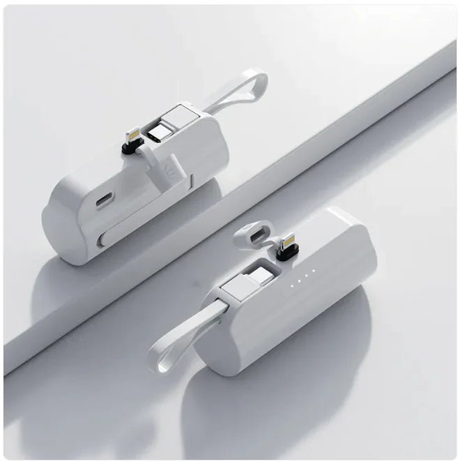 5000mAh Portable Charger with Built - In Cable - Wow Store