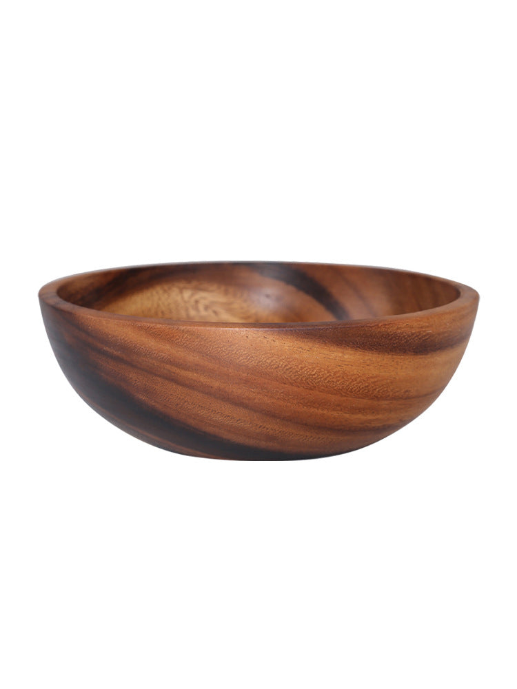 Wooden Bowl with Dark Grain, 12 to 20 cm — view 4