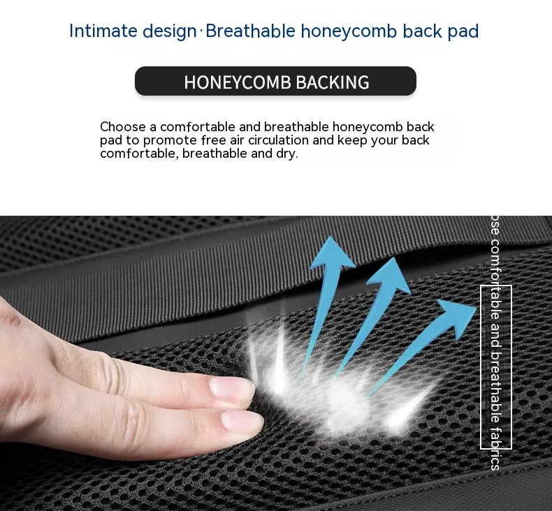 Smart Travel Backpack with Vacuum Compression System