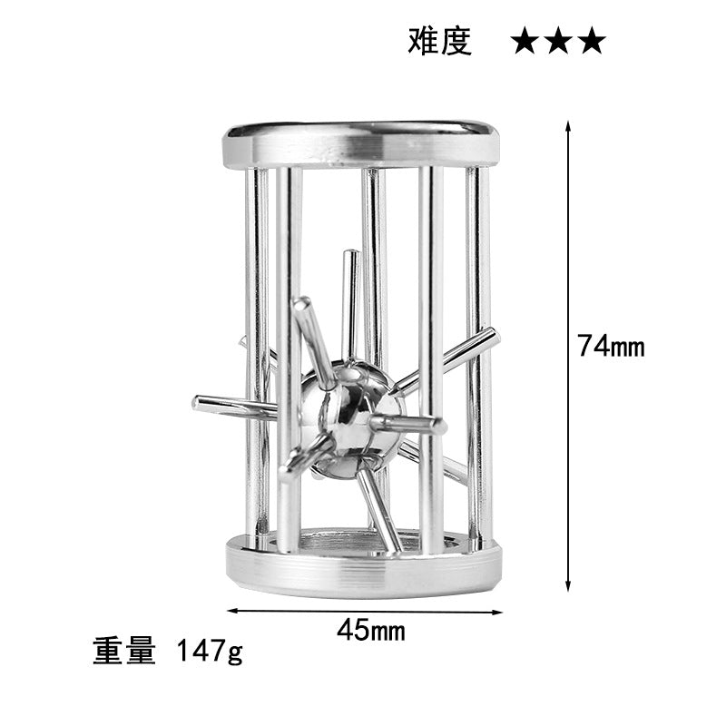 Luxury Puzzle Lock - Premium Zinc Alloy Intelligence Toy