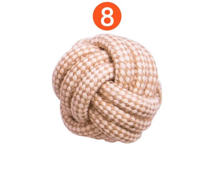 Organic Cotton Hemp Dog Toy Collection – 9-Piece Set