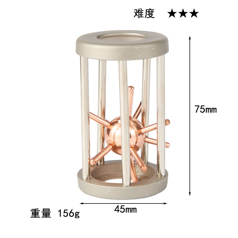 Luxury Puzzle Lock - Premium Zinc Alloy Intelligence Toy