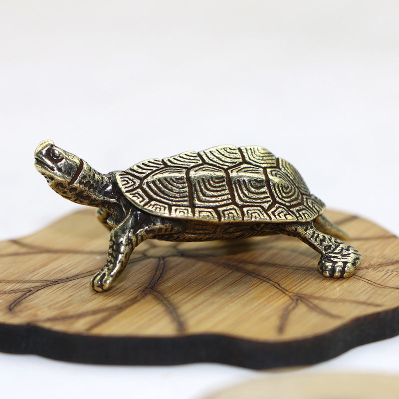 Cast Metal Turtle Ornament
