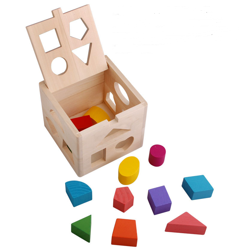 Wooden Intelligence Box - 13-Hole Educational Toy