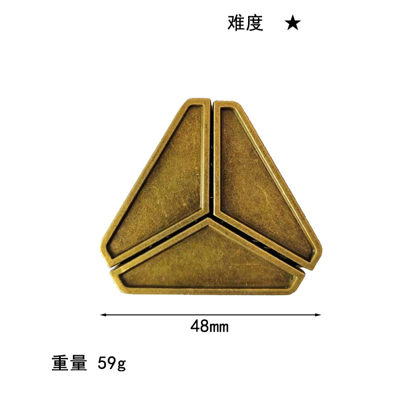Luxury Puzzle Lock - Premium Zinc Alloy Intelligence Toy