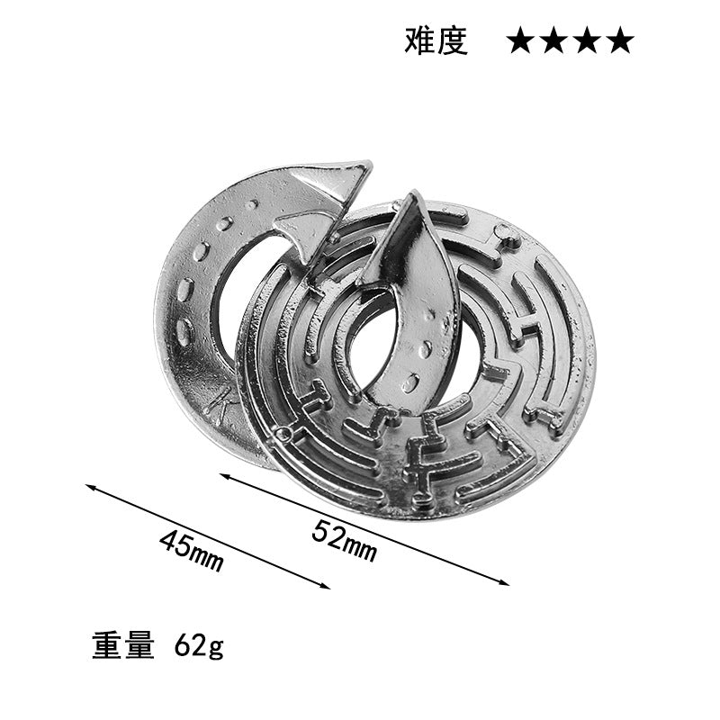 Luxury Puzzle Lock - Premium Zinc Alloy Intelligence Toy
