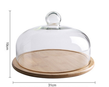 Fruit Tasting Plate with Glass Cover