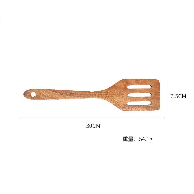 Premium Teak 7-Piece Kitchen Utensil Set