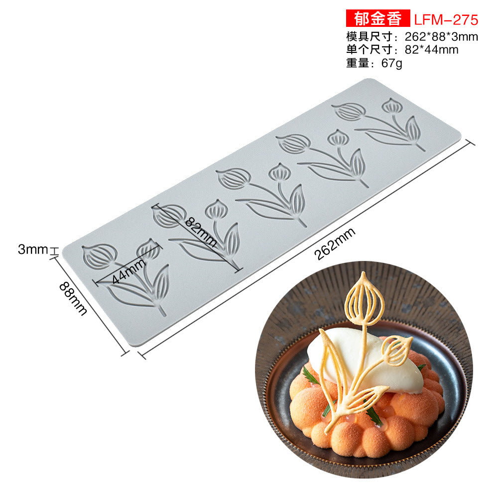 Artisan Leaf Lace Silicone Mold