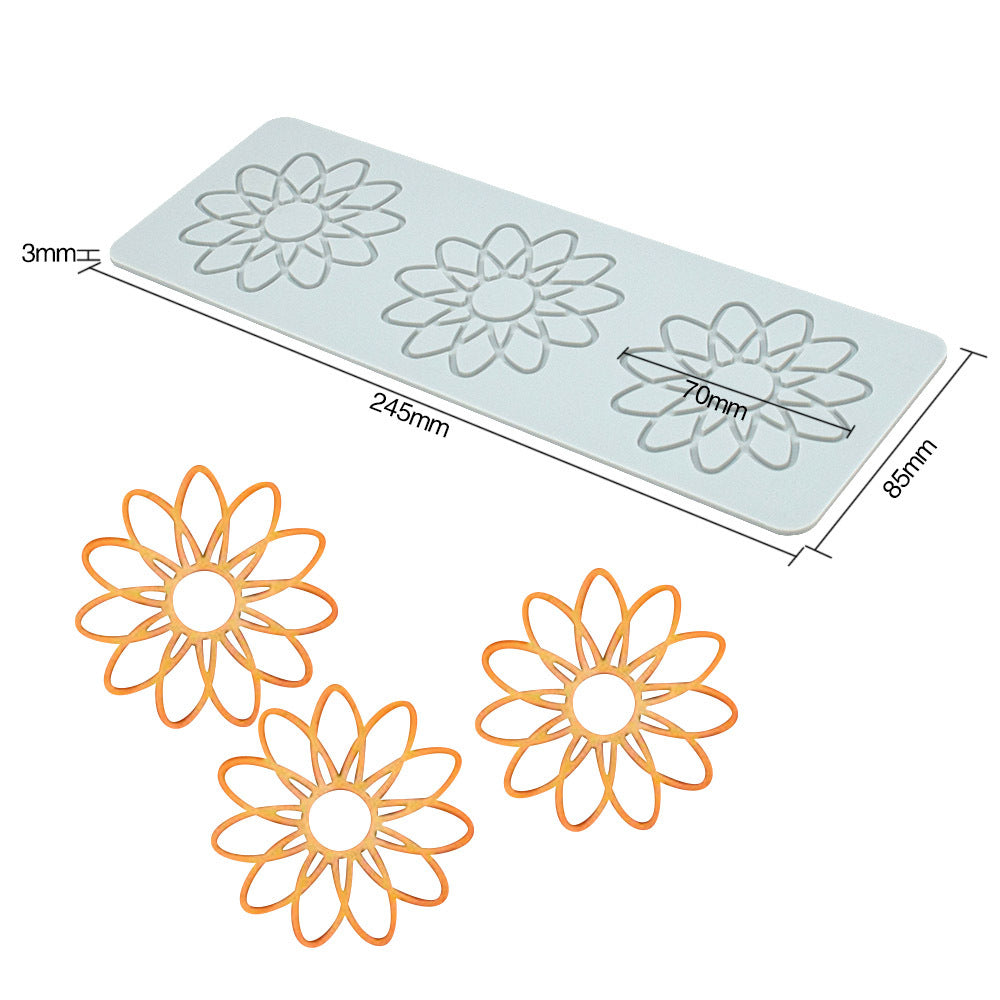 Artisan Leaf Lace Silicone Mold