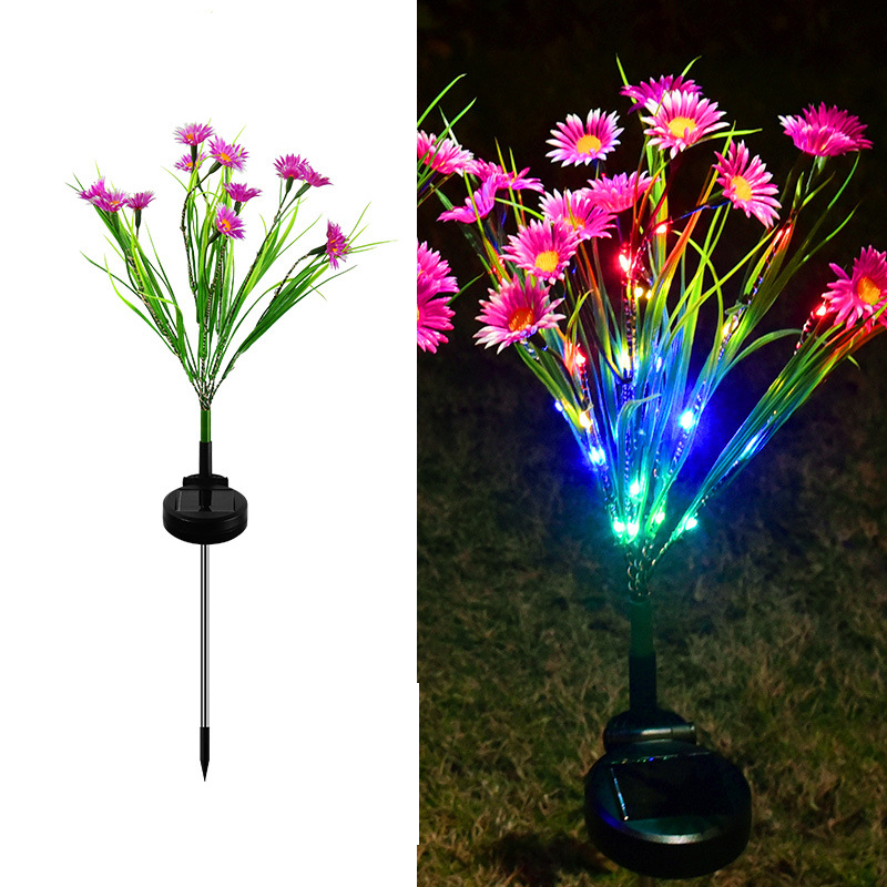 Solar Flower Stake Garden Lights