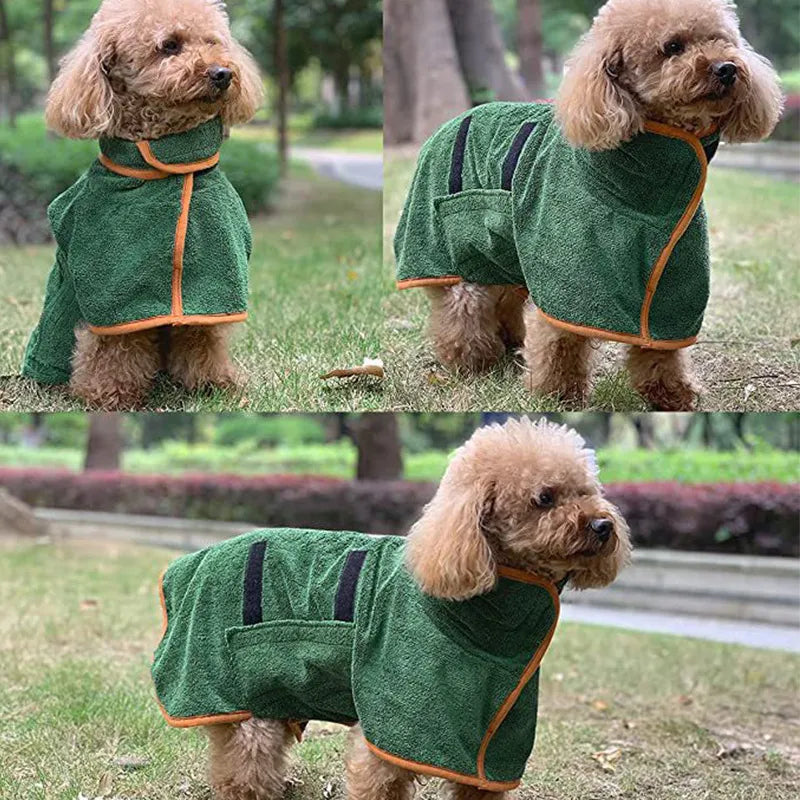 Luxury Pet Bathrobe - Fast Drying Microfiber