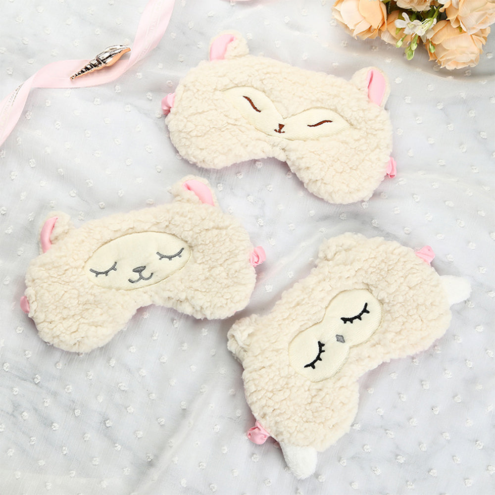 Plush Sheep Sleep Mask