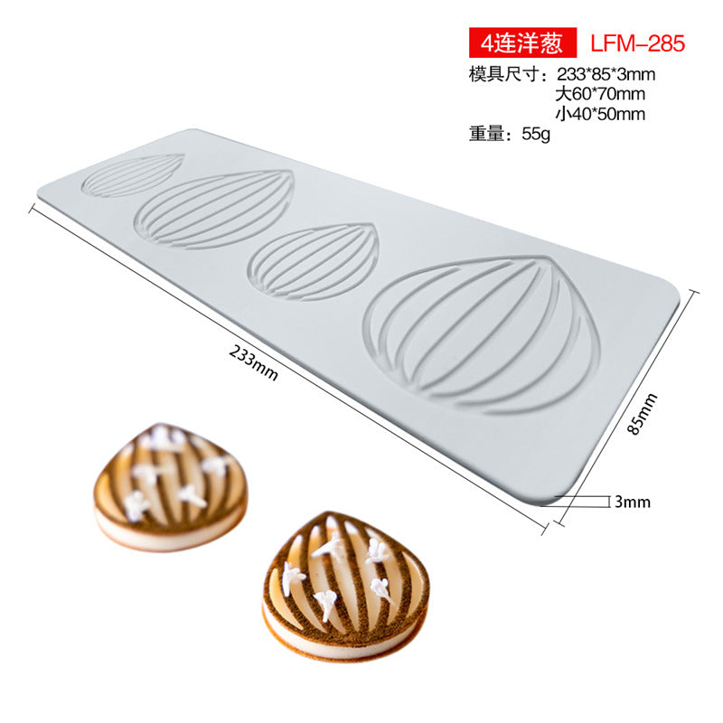Geometric Oval Lace Silicone Tableware Mat