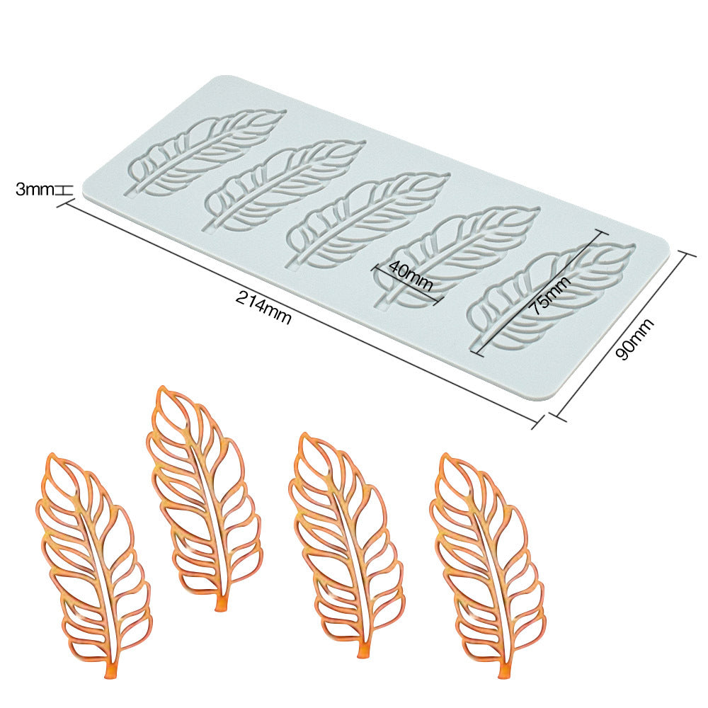 Artisan Leaf Lace Silicone Mold