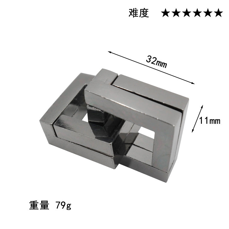Luxury Puzzle Lock - Premium Zinc Alloy Intelligence Toy
