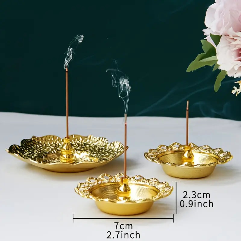 Floral Incense Burner Tray
