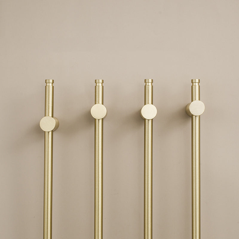 Slim Bar Cabinet Handle in Brushed Gold-Tone, 6 Lengths — view 7